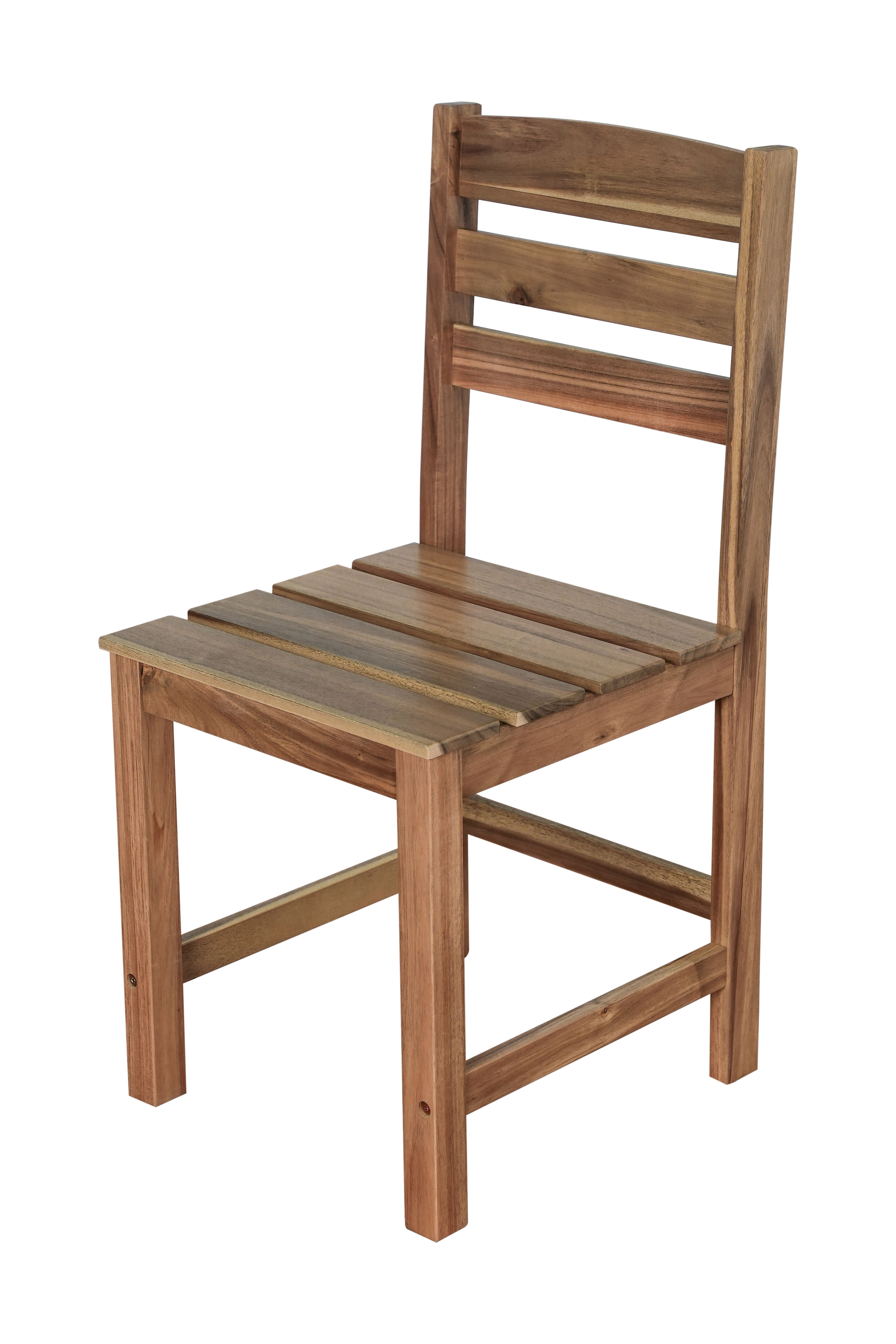 MAYEERTY High-Quality Acacia Wood Outdoor Dining Set – Perfect for Patio, Balcony, or Backyard