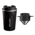 thumbnail image 1 of 13 17 Tumbler 1 Piece Stainless Steel coffee Mug with Lids and Insulated Coffee Cup for Home, Office, Travel Great - 380ml 14x9cm, 1 of 8