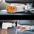 thumbnail image 3 of 12V/24V Car Heater Winter Fast Heating Car Mini Hot Car Dashboard Vehicle Space Adjustable Saving Fan Heater Small, 3 of 8
