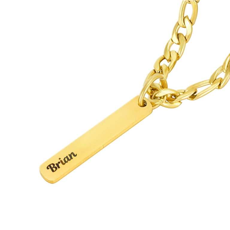 Custom clearance message necklace