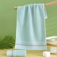 thumbnail image 2 of Hvmvliv Cotton Bath Towels Cotton Towel Wash Face Household Cotton Thickened Soft Absorbent Lint Light Blue, 2 of 6