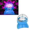 thumbnail image 4 of Speaker Disco Ball, Portable ABS Shell 4 Playback Modes Mini Non Slip Disco Ball Rotating Light  For Stage Blue, 4 of 8