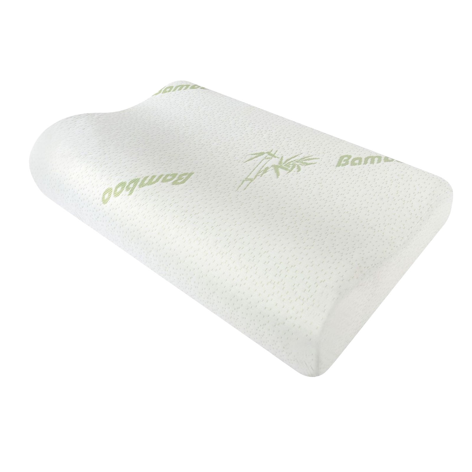Bzdzmqm 2Pcs Cervical Pillow Neck Pain Relief, Memory Foam Pillow Ergonomic Support, Breathable Wicking Bed Pillow for Side Back Stomach Sleepers, Contour Pillow for Spine Alignment, Orthopedic