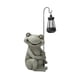 thumbnail image 2 of Estatua de rana para exteriores, luz Solar de rana con luces solares, figura de rana creativa, escultura Animal, adorno de resina para patio, 2 of 9