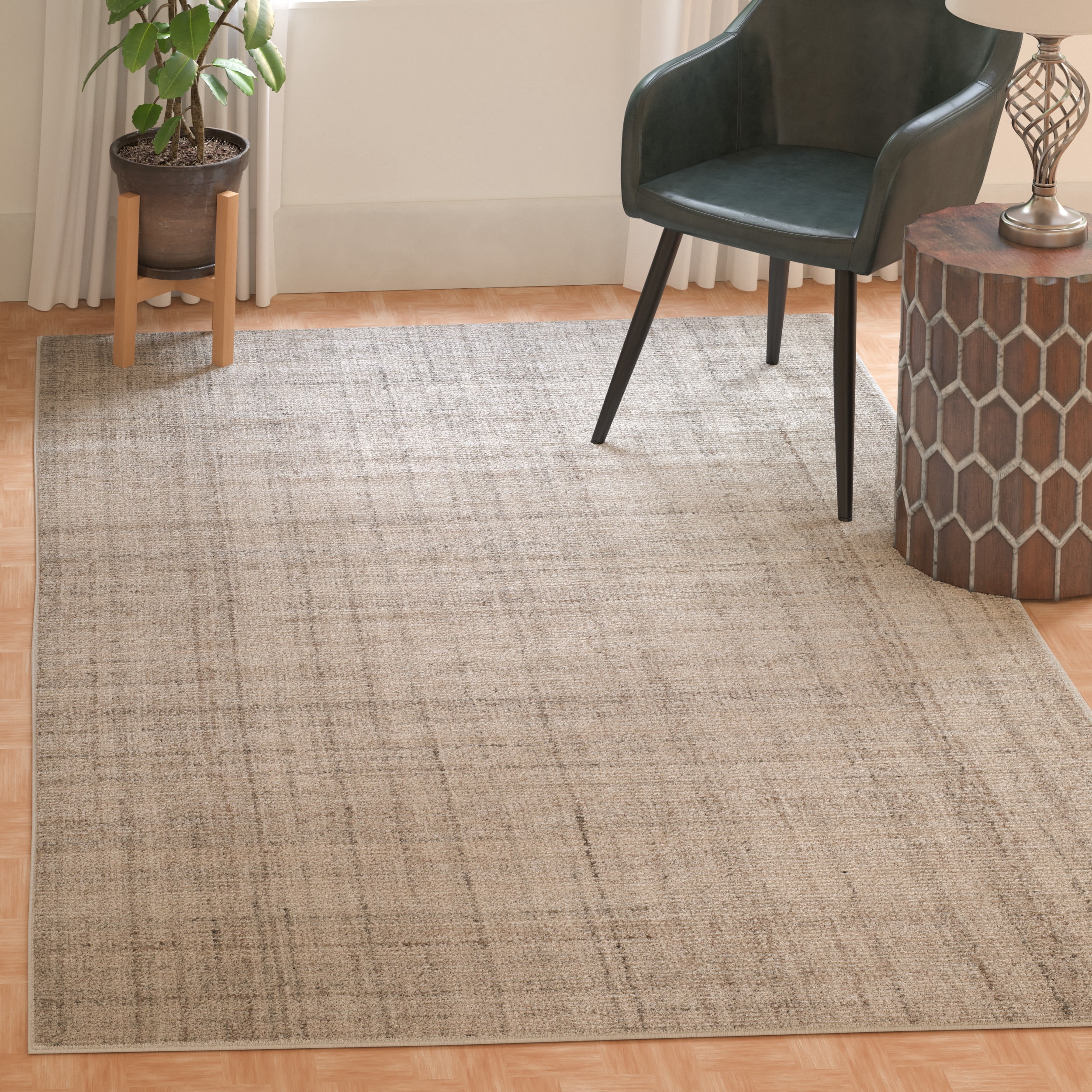 Safavieh Abstract Bailey Striped Area Rug, Light Gray, 8' x 8' Square