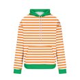 thumbnail image 3 of Deals YLSDY Men's Striped Hoodies Color Block Loose Long Sleeve Pullover Lightweight Drawstring Casual Sweatshirt Tops Orange M, 3 of 4