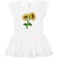 thumbnail image 3 of Inktastic Pair of Sunflowers Girls Toddler Dress, 3 of 5