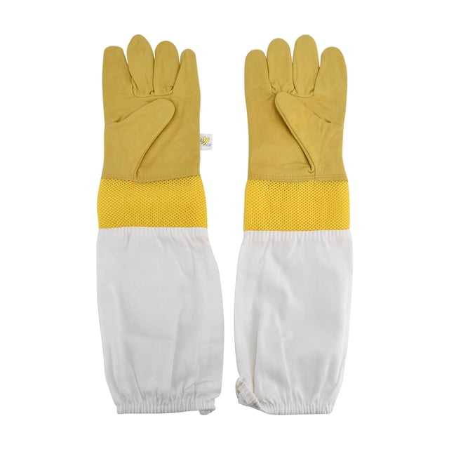 Guantes de apicultura, guantes de apicultura, piel de oveja transpirable, herramienta de protección para apicultura, guantes para apicultores, estándares líderes en la industria