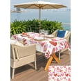thumbnail image 4 of Outdoor Tablecloth with Umbrella Hole and Zipper, Valentine's Day Rectangle Table Cloth 60x120 Inch Waterproof Tablecloth, Colorful Heart Love Modern Minimalist Picnic Table Cover for Patio Camping, 4 of 7