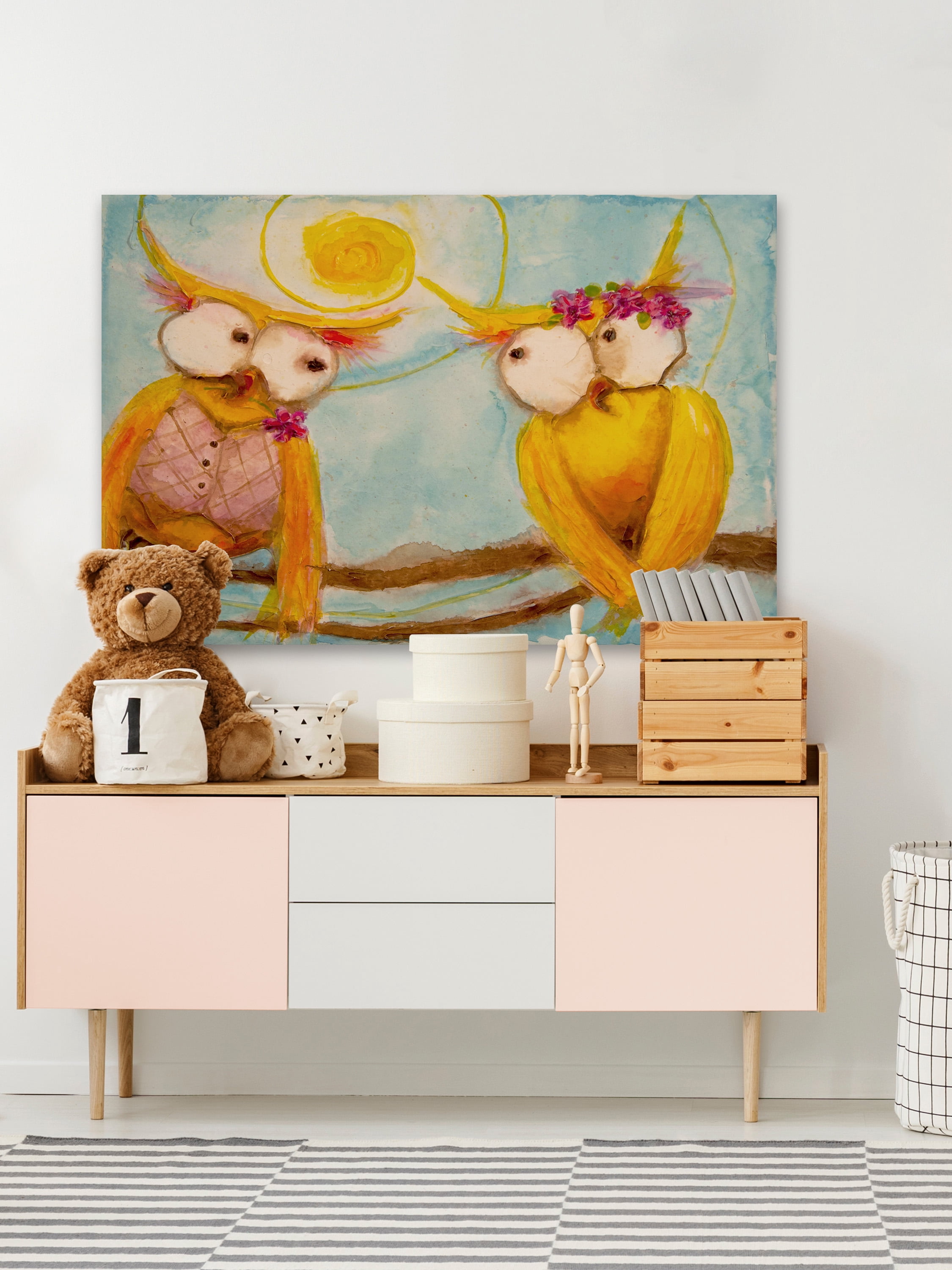 Marmont Hill Hoo’s Branch for Two Canvas Wall Art
