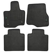 ecoMats All Weather Floor Mats for 2021 to 2025 Ford F-150 Front and Rear, Black