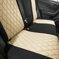 thumbnail image 3 of TLH Beige Rear Neosupreme Custom Fit Seat Covers for 2019-2022 Toyota Rav4 LE | XLE | Limited with Water Resistant Neoprene Insert, 3 of 6