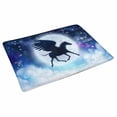 thumbnail image 2 of MKHERT Pegasus Horse Flying in Silhouette Against Full Moon Doormat Rug Home Decor Floor Mat Bath Mat 30x18 inch, 2 of 3