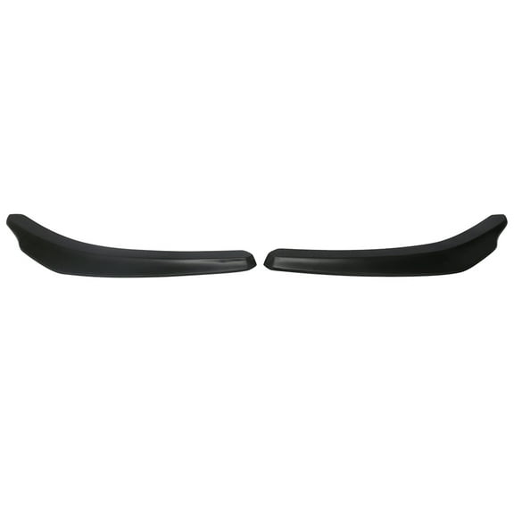 Ikon Motorsports Compatible with 16-18 Honda Civic Coupe Sedan Ikon Style Front Bumper Lip Splitter 2PC PP