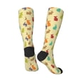 thumbnail image 4 of Balery Colorful Rabbit Printed Novelty Socks Men's Women's Crew Socks Sports Socks Knee High Socks Cotton Socks Quirky and Cool Socks, 4 of 9