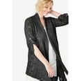 thumbnail image 5 of Woman Within Plus Size Open Front Pointelle Cardigan Sweater, 5 of 6