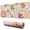 Pioneer Flower Floral, variant on Long Mouse Pads for Desk,Pioneer Flower Floral Print Pattern Desk Mats on Top Of Desks, Desk Mouse Pad Extra Large with 3mm Non-Slip Base and Stitched Edge for Gaming,Office,Work,Home 31.5"x11.8"