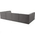 thumbnail image 3 of Meridian Furniture Relax Grey Velvet Modular Sectional, 3 of 9