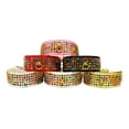 thumbnail image 3 of Dog, Puppy  Pet Collar, "Five Row Confetti Jewel Set", 3 of 8