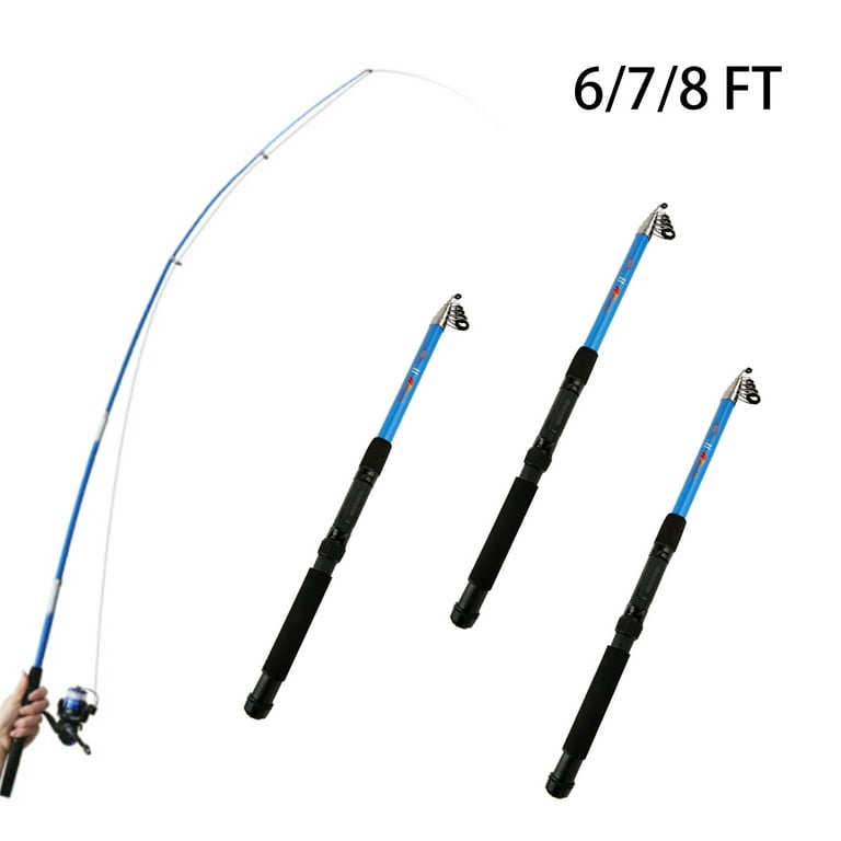Telescopic Fishing Rod Travel,6ft/7ft/8ft Super Hard Fishing Rod Pen  Fishing Pole For Sea Fishing Outdoor Saltwater Freshwater Fishing for  Fishing