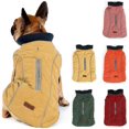 thumbnail image 1 of Chaqueta reflectante para perros, abrigo para perros, chaleco acolchado cálido, chaqueta para cachorros con forro polar, XS, 1 of 4