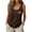 Brown, variant on Women's USA Flag Boxy Tank Tops Vintage Patriotic 250th Anniversary of United States Sleeveless Shirts July 4th