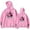 Pink, variant on Jey Uso Hoodies Men Women Casual Loose Pullover Street All-match Sweatshirts