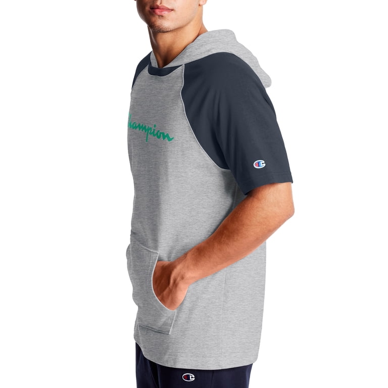 Champion Men's Middleweight Short Sleeve Hoodie, up to Size 2XL -  Walmart.com
