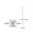 thumbnail image 3 of 3.50 Carat (ctw) Lab-Created Moissanite Solitaire Engagement Ring 14K White Gold, 3 of 4