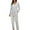 A-Khaki91, variant on Yuanlong Womens Pajama Sets Casual Lapel Button Long Sleeved Pant Plaid Print 2 Piece Sleepwear Loose Pajamas With Pocket,Khaki