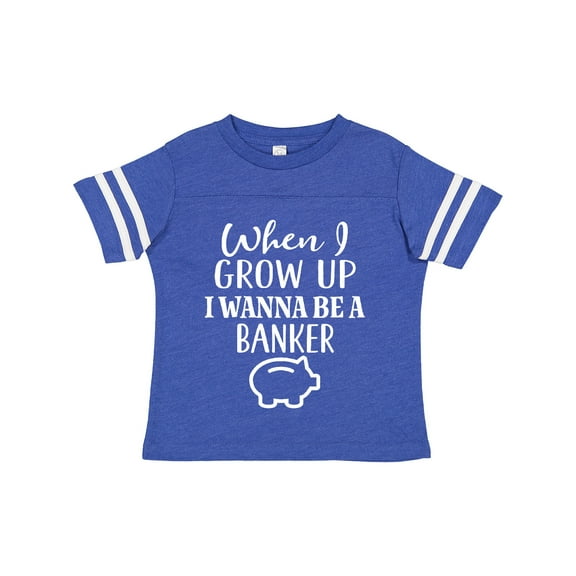 Inktastic Banker Future Job Boys or Girls Toddler T-Shirt