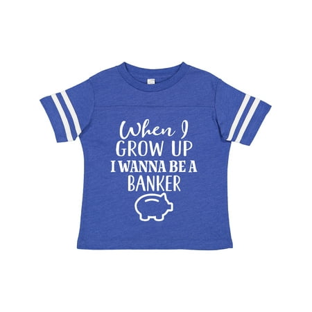

Inktastic Banker Future Job Gift Toddler Boy or Toddler Girl T-Shirt