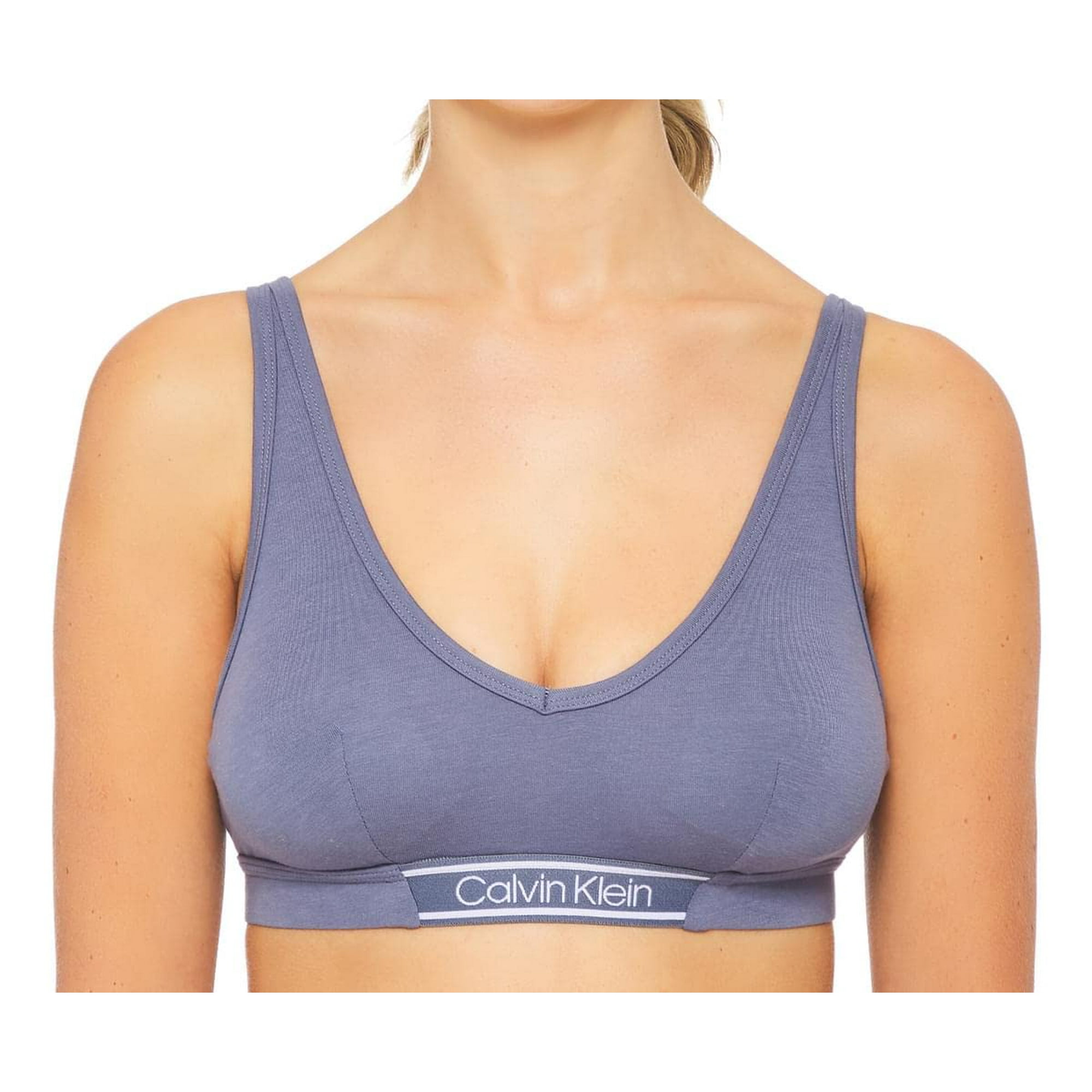 Calvin Klein Women's The Ultimate Comfort Lightly Lined Bralette (Small)  Blue-Gray | Walmart Canada