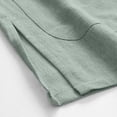 thumbnail image 4 of Mens Big and Tall T-Shirts, Long Sleeve Shirts for Men Fall Casual Lightweight Cotton Linen Solid Color Button Down Tshirts, 4 of 6
