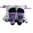 thumbnail image 5 of Just Love Womens Plush Pajama Pant Set with Matching Socks  Fun, Cozy Sleepwear with Sayings (Purple - Heart Snowflake, Medium), 5 of 5