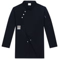 thumbnail image 2 of Ropa de chef Ropa de otoño e invierno de manga larga Ropa de trabajo de catering para hoteles para hombres y mujeres Ropa de trabajo de pastelero Ropa de trabajo de cocina trasera Uniforme, 2 of 6