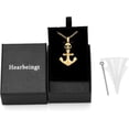 thumbnail image 6 of Anchor Skull Cremation Urn Necklace for Human Ashes Cremation Jewelry for Men Women Memorial Gifts Keepsake Ashes Pendant Jewelry, 6 of 6