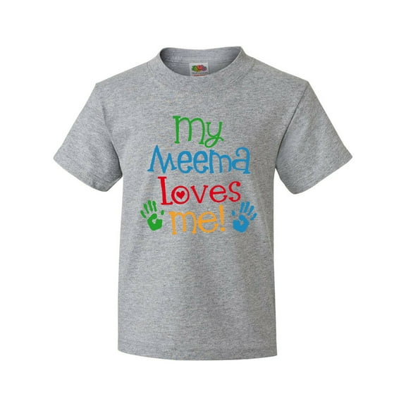 Inktastic My Meema Loves Me Youth T-Shirt