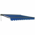 thumbnail image 5 of ALEKO Parasol Demi-Cassette Rétractable Patio Store 10x8 ft Couleur Bleue, 5 of 5