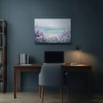 thumbnail image 4 of JANS.NO1 Purple Wall Art Prints Coastal Wall Decor Lavender Flower Artwork for Bedroom Blue Bathroom Picture Small Painting for Dining Room, 4 of 6