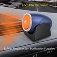 thumbnail image 4 of Chauffage de Voiture 12V Pare-Brise Chauffage Ventilateur Pare-Brise Refroidissement Dégivrage Désembueur Démister 2 Modes Universel Intérieur Automobile Conduite Ventilateur Chaud, 4 of 9