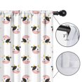 thumbnail image 4 of Blackout Kids Curtains,White Cow Head Pattern Childrens Insulated Curtains Set Of 2,Bedroom Essentials,Toddler Room Decor 42x63in(106x160cm), 4 of 5