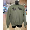 thumbnail image 5 of Camo Green with Black Glitter Show Your Southern Objection with Shug, Please (R) Unisex Crew Neck Sweatshirt (Copy), 5 of 7