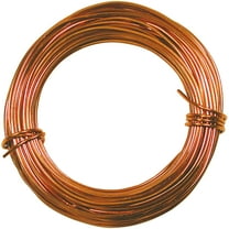 Petite Aluminum Wire 18 Gauge 39' Coil-Copper, Pk 3, Beadsmith
