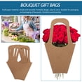 thumbnail image 4 of Bolsas de regalo para ramo, 5 unidades, de papel kraft, para envolver flores, 4 of 5
