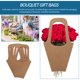 thumbnail image 4 of Bolsas de regalo para ramo, 5 unidades, de papel kraft, para envolver flores, 4 of 5