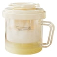 thumbnail image 2 of White Plastic Yogurt Press Filter - Reusable Greek Yogurt Maker with Lid for Draining Whey, Cheese Making & Coconut Milk (1 Unit), 2 of 5