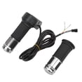thumbnail image 2 of Bike Throttle Handle, Automatic Identification Linear Hall Twist Throttle Grips 5 Wires  for Electric Bike Gold,Silver,Blue,Red, 2 of 7