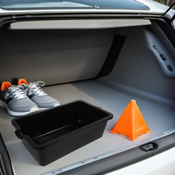Phenofice Plastic Oil Drain Pan for Car Engine Oil and Coolant Fluid Collection and Easy Disposal