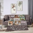 thumbnail image 5 of Best Mom Photo Custom Blankets With Photos And Name, Mom Christmas Photo Gift, Personalized Mom Birthday Gifts, We Love You Mom Blanket, 5 of 6